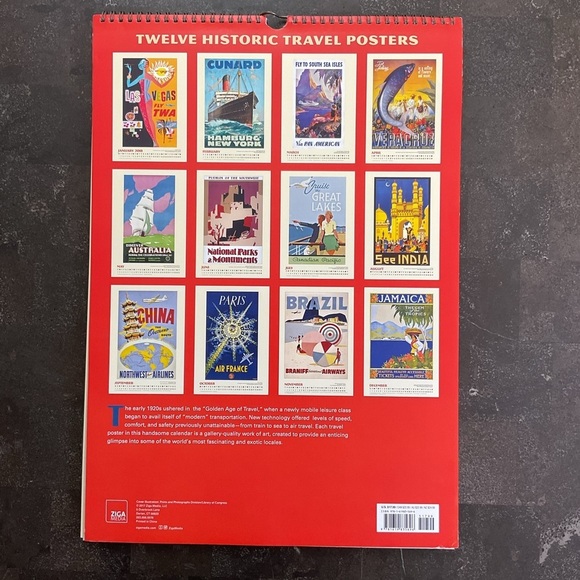 2018 Travel The World 12 Gigantic Art Quality poster prints in this Calendar - Picture 8 of 8